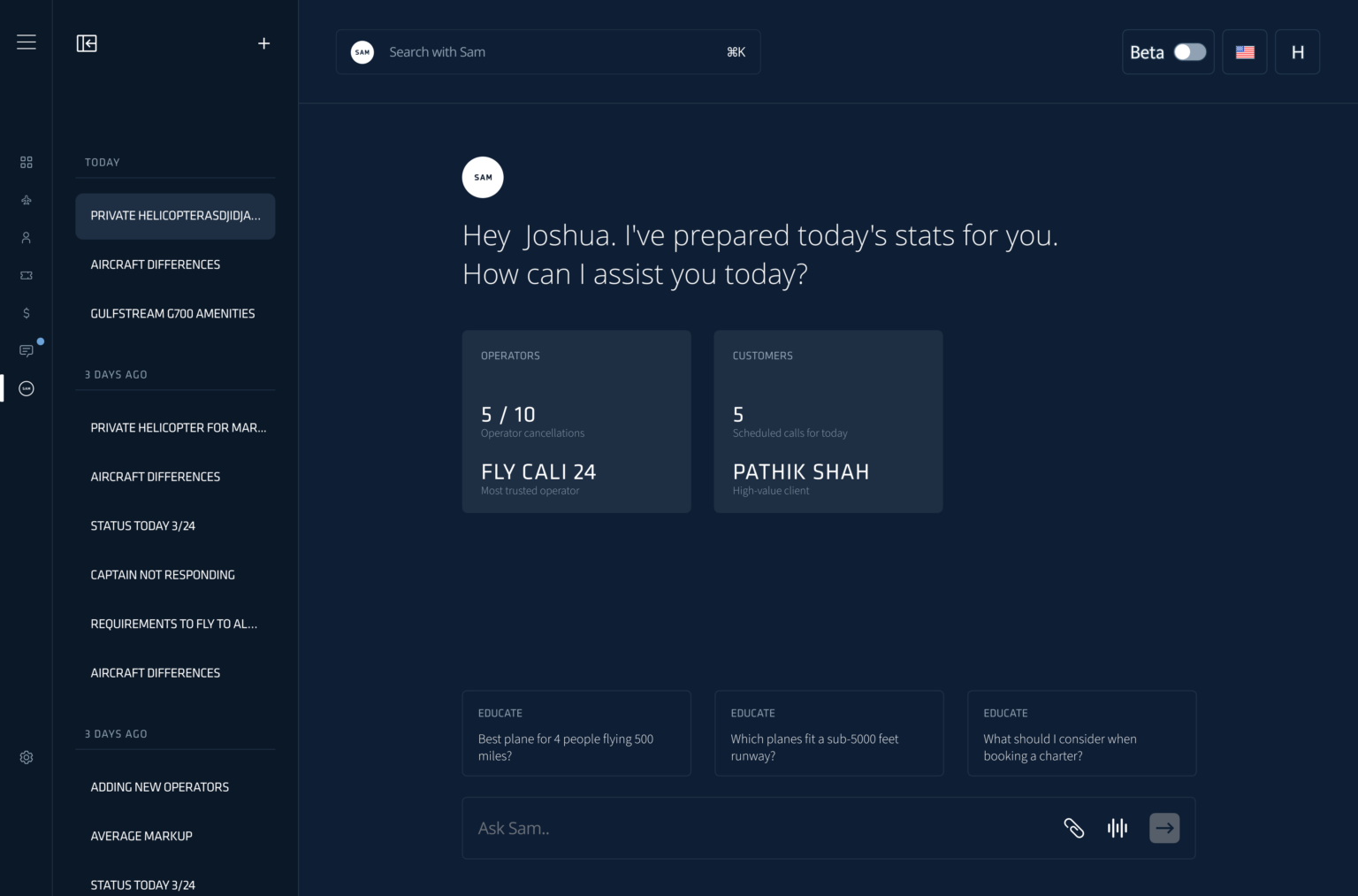 BrokerOS dashboard